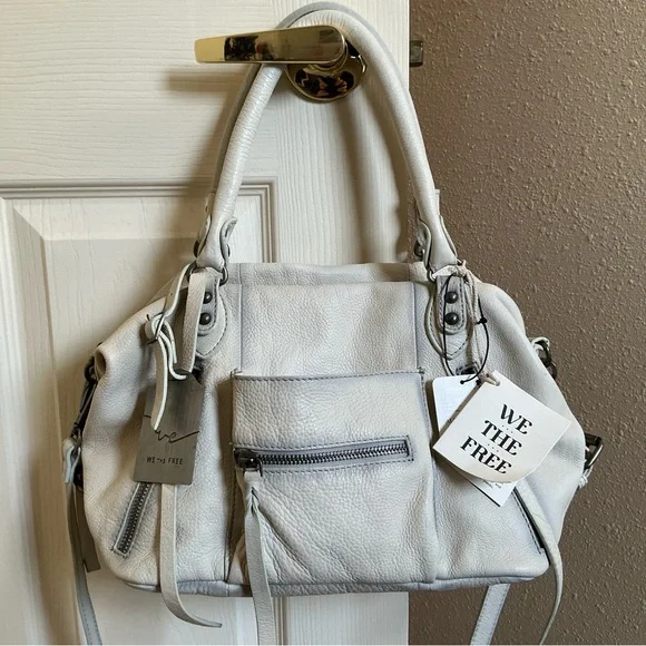 NWT~We The Free Baby Emerson Tote Bag, Free People, Salt Color, Boho Style 🌼 - Picture 14 of 14